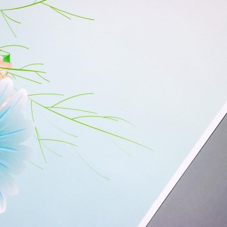 Stick plastic interior color "Chamomile" 58x60 cm-2