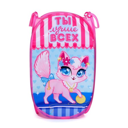 Basket for storing toys "You are the best" cat-3