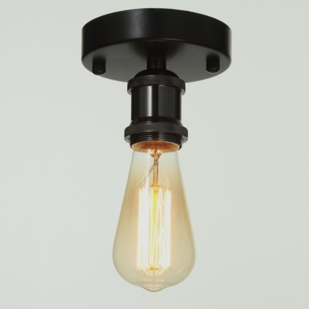 Lamp 2465/1 E27 40W Black 13.5x13.5x8.5 cm Bayerlux-1