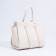 Bag Female Tout with zipper, white color