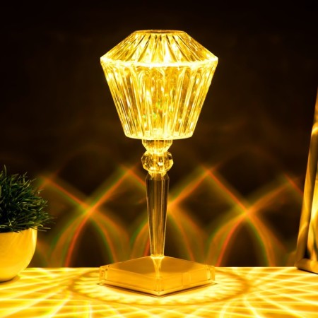 Table lamp with Somani PDU LED 16 colors USB 11x11x25 cm Risalux-4