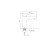 Mixer for the PMS sink PL6-001F, 35 mm cartridge, pour 100 mm, ABS plate, white