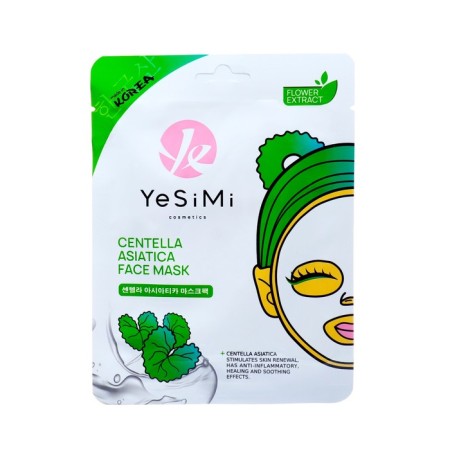YESIMI fabric mask with Asian centella, 25 ml