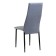 Chair "Wave", black/velor Blue Stone