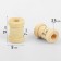 A set of wooden coils without a coating, 50 pcs, d = 0.9 × 1.2 cm