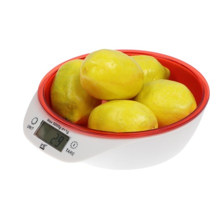 Kitchen Libra IRIT IR-7117, electronic, up to 5 kg, red-4