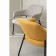 Wendy armchair, 640 × 685 × 740 mm, textured Shenill, color gray color