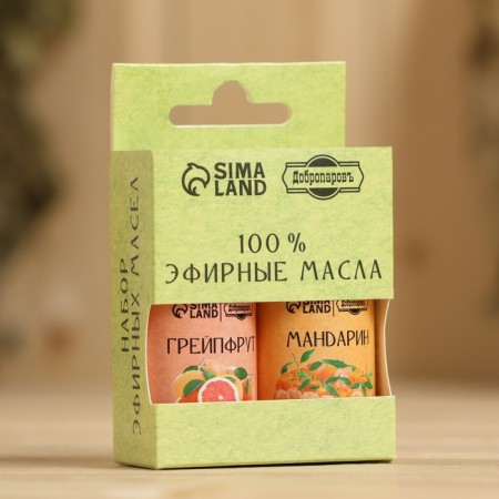 A set of essential oils 2 pcs "Grapefruit, Mandarin" 15 ml-2