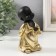 Polystone souvenir "Little Buddha in gold. Joy" MIX 6x5.6x13 cm