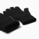Female gloves, black color, size 18