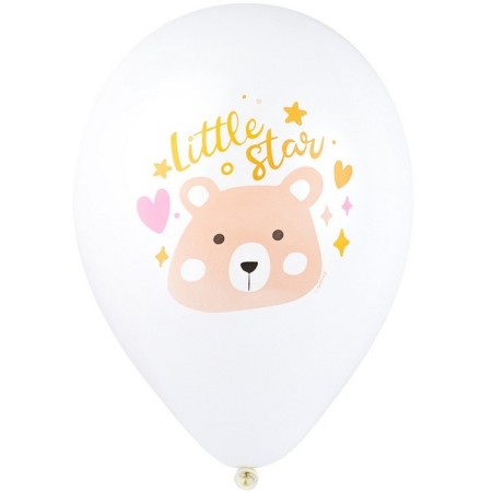 Latex ball 14 "BOHO Bear", 25 pcs., Mix