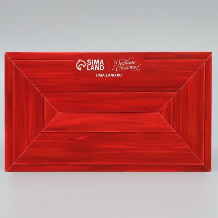 Box for sweets "New Year's Parcel", 10 x 18 x 14 cm, New Year-6