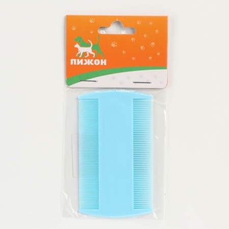 Combing for combing fleas, 8.8 x 5.2 cm, light blue-3