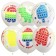 Latex ball 12 "Happy Pop it Day, pastel, set 25 pcs.