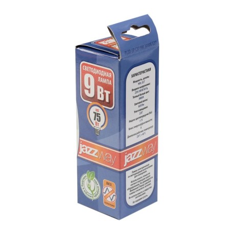 LED LED JAZZWAY, C37, E27, 9 W, 820 LM, 3000 K, PLED-SP-1