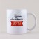 New Year's ceramic mug “Let dreams come true”, 320 ml, white color