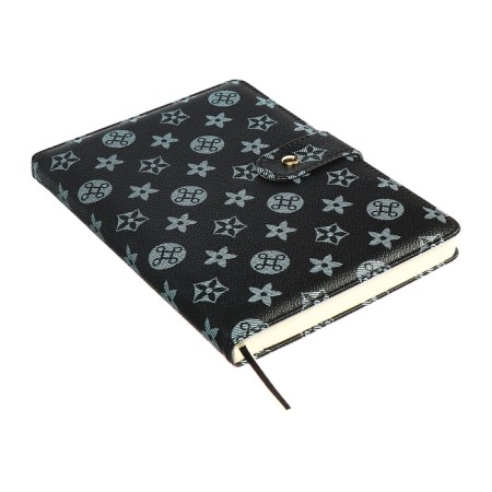 The diary is low, A5, 136 sheets, leatherette, Devente. Selena, a solid cover with foam rubber, knife, perforation, liesse, block 70%, bore-2