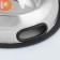 A bowl with a non -slip base is rounded with handles, 900 ml