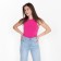 T -shirt female, pink color, size m (44)