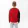 Jumper for the boy Minaku: Exclusive Print, red color, height 134 cm