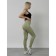 Lingins for fitness women, size 46, khaki color