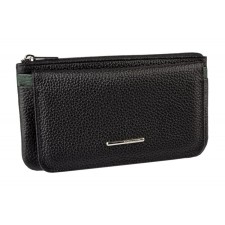Purse with lightning, black-green color