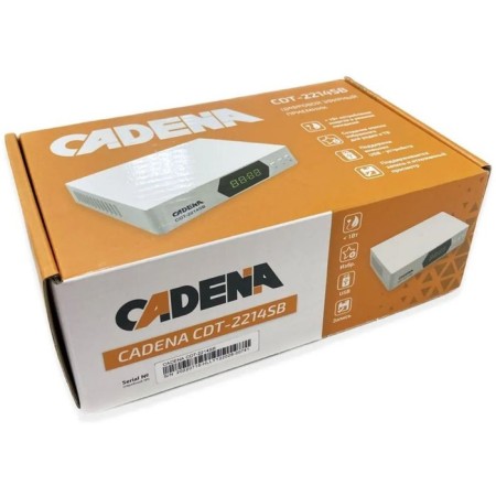 DVB-T2 receiver Cadena CDT-2214SB white-2