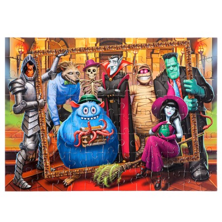Puzzles 2 in 1 “Wizards and Monsters No. 1”, 104 and 104 elements-1