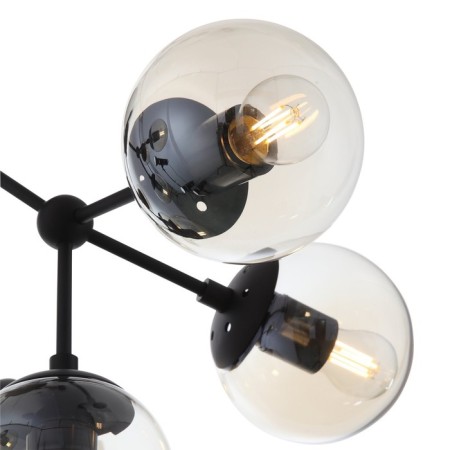 Ceiling Ceiling ST LUCE. SL549.402.09. Stampo. 9x40 watts, E27, 68x68x40 cm, black color-8