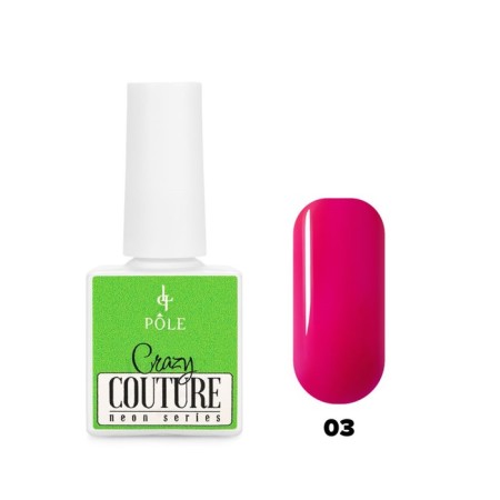 Pole neon Crazy Couture, No. 03 Neon Fuchsia, 8 ml