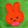 Funny doll in a hood 55cm, mix