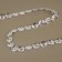 Beads on threads, 10 mm, 9 ± 1 m, the color is transparent