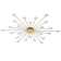 Ceiling lamp Starfall G4x3W