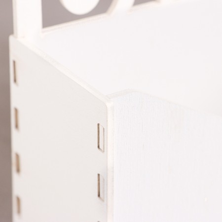 Kashpo wooden 18 × 6 × 20 cm envelope Radada "Blood", white give beautifully-4