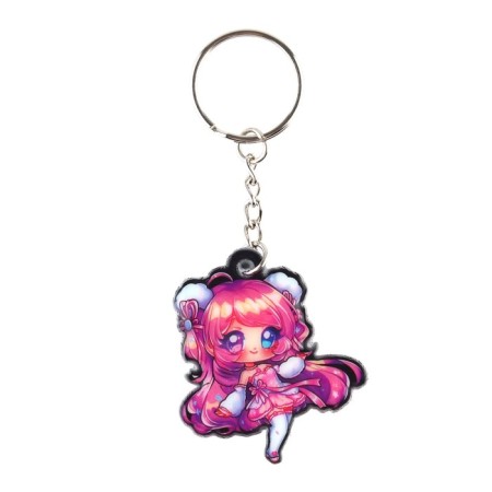 ANime key keychain, 4.3 x 4.6 cm-2