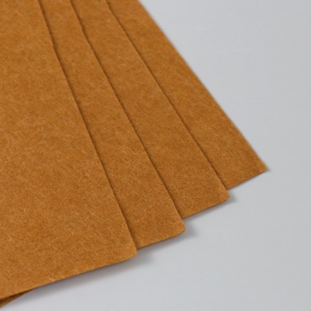 Fetr 1 mm "coffee with cream" set 4 sheets 30x40 cm-2