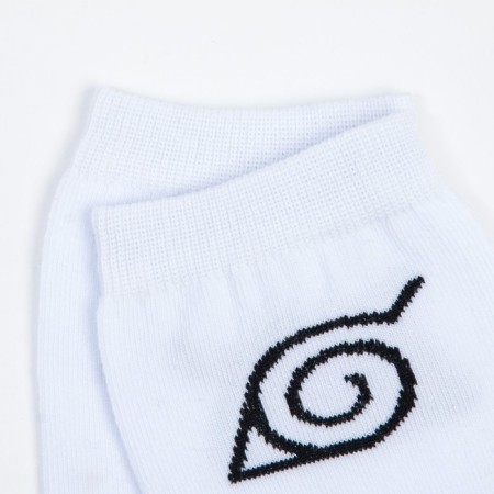 Socks "Konoha", white color, size 25-2