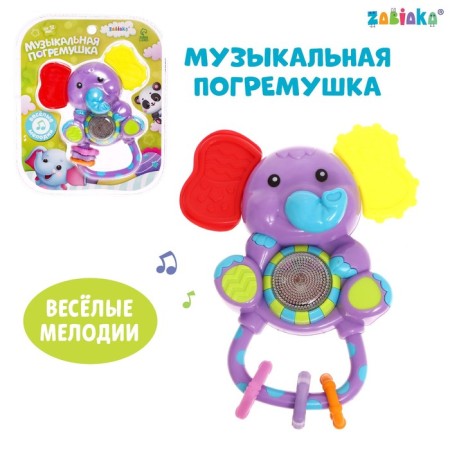 Musical rattle, sound, light, color mix