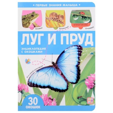 Book with windows "Meadow and Pond"