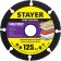 The cut-off disk for Ushm STAYER 36860-125, on wood, 125 x 22.2 mm
