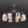 Scoppio chandelier, 8x60W E14, chromium color