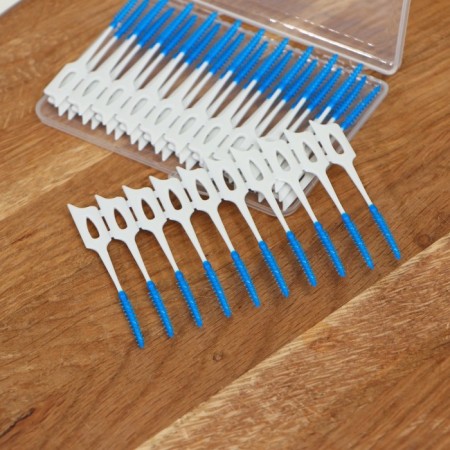 Syntek toothpicks, 24 pcs, blue color
