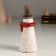 Souvenir Ceramics "Snowman in the cylinder and red scarf" 4.2x4.3x11.5 cm