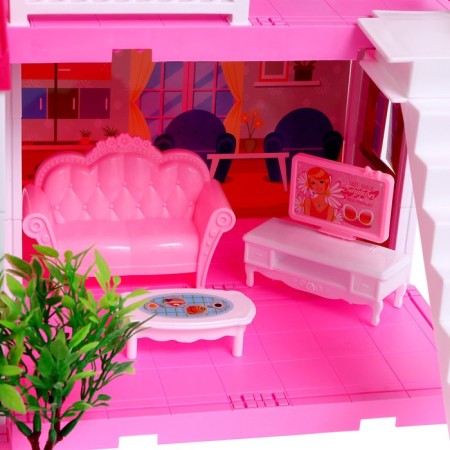House for dolls "Mansion" with dolls and accessories-13