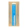 The knitting needles are circular, metal, 80 cm/5.0 mm