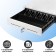 Fort 5k cash box, three -position castle, white color