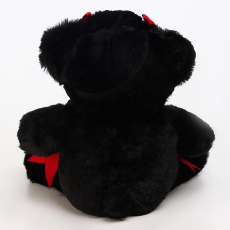 Soft toy "Bear" with a red bow, 31 cm-9