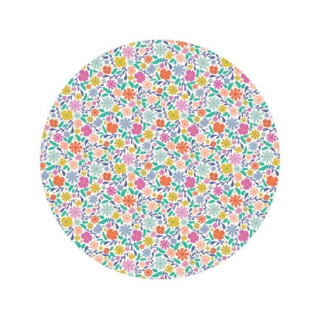Pareo and beach rug "mood - spring", d = 150 cm-1