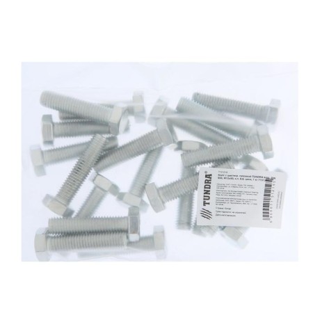 Bolt "Tundra Krep", with a hexagonal head, galvanized, Din933, M12x50 mm, 1 kg-1