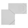 Elastic band A5, 500 μm, Calligrata, Koreshka 15 mm, up to 100 sheets, white